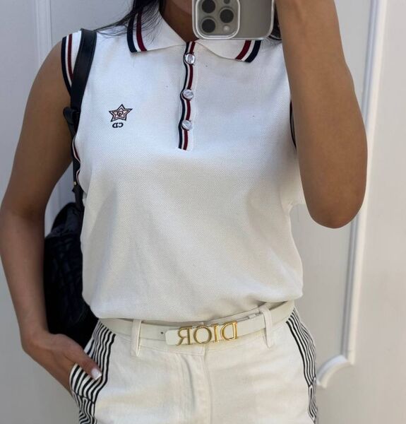 Майка Christian Dior женский белый 187569
