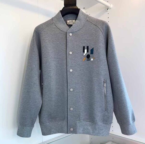 Мужской кардиган Hermès мужской графитовый 161473