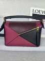 Сумка Loewe женский кожа бордовый 201373-4