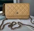 Сумка Chanel Mini женский кожа бежевый 143076-1