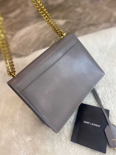 Сумка Saint Laurent женский кожа графитовый 77466-3