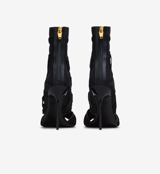 Туфли Balmain женский текстиль черный 121484-3