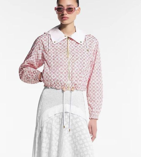 Бомбер Louis Vuitton женский розовый 195876