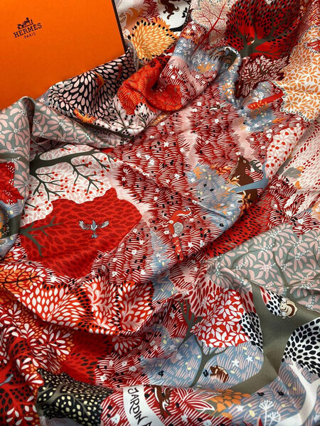 Платок Hermès женский шелк 164209