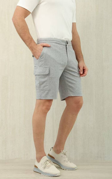 Мужские шорты Brunello Cucinelli мужской графитовый 173450-4