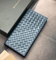 Портмоне Bottega Veneta мужской кожа синий 61860-1