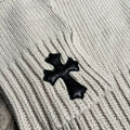 Мужской свитер Chrome Hearts мужской вязаная ткань графитовый 171791-2