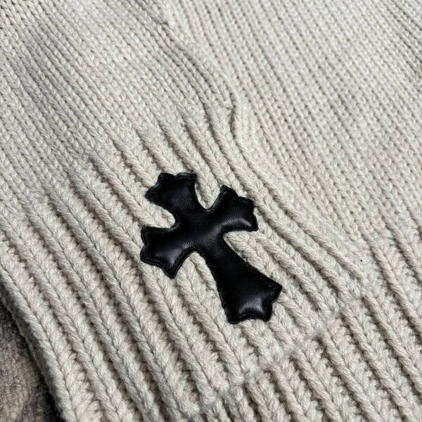 Мужской свитер Chrome Hearts мужской вязаная ткань графитовый 171791-2