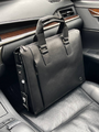 Мужской портфель Montblanc мужской кожа черный 52096-2