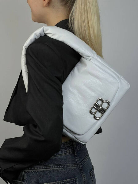 Сумка Balenciaga женский кожа белый 150587-2