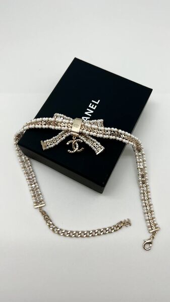 Чокер Chanel графитовый 176079-2