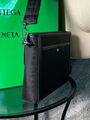 Мужская сумка месенджер Bottega Veneta мужской кожа черный 132081-7