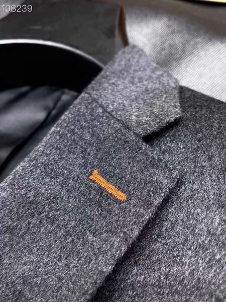 Мужской пиджак Hermès мужской графитовый 130609-5