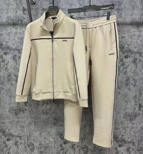 Мужской костюм Zegna мужской светло-бежевый 160803
