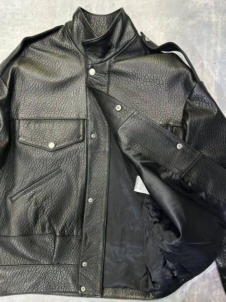 Куртка Saint Laurent женский кожа черный 139927-4