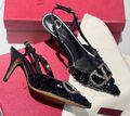Туфли Valentino женский кожа черный 135835-1
