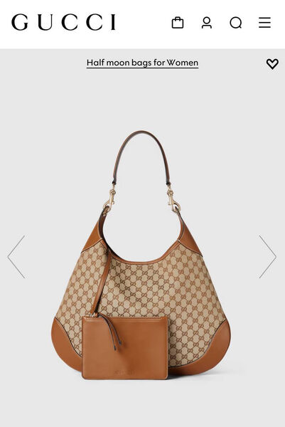 Сумка Gucci женский кожа бежевый 175446-2