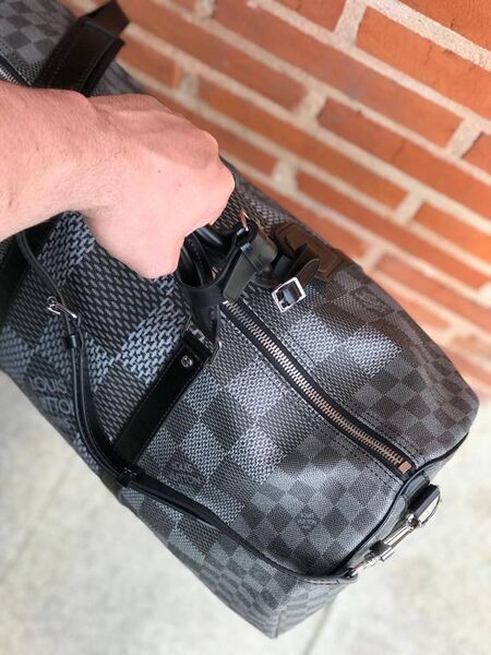 Дорожная сумка Louis Vuitton мужской канва графитовый 19234-4