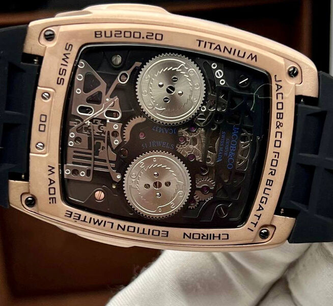 Мужские часы Jacob & Co. Grand Complication черный 155575-7