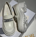Дерби Christian Dior женский кожа белый 16285-1