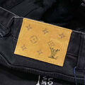 Мужские джинсы Louis Vuitton мужской джинса черный 131613-7
