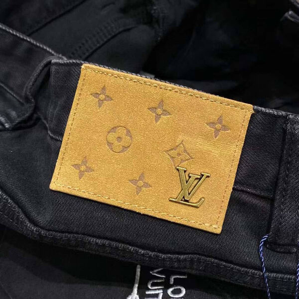 Мужские джинсы Louis Vuitton мужской джинса черный 131613-7