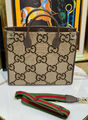 Сумка Gucci женский канва бежевый 137920-2