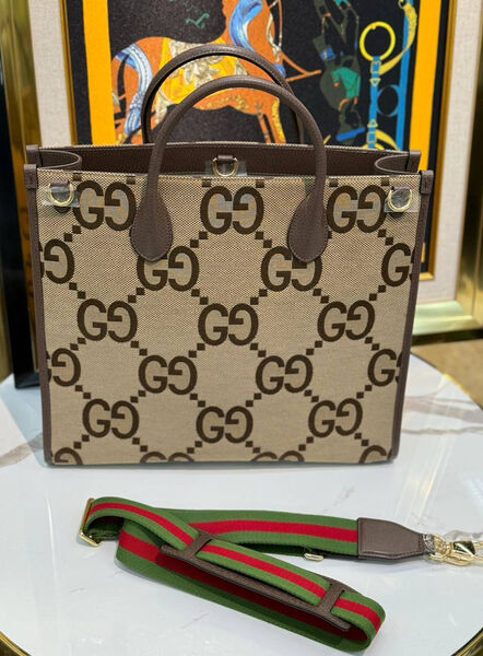 Сумка Gucci женский канва бежевый 137920-2