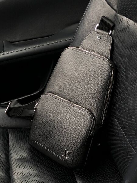 Мужская сумка слинг Louis Vuitton мужской кожа черный 95747-2
