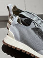 Кроссовки Brunello Cucinelli женский текстиль графитовый 152736-3