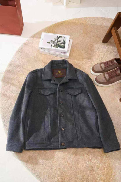 Мужская куртка Loro Piana мужской графитовый 172986-3