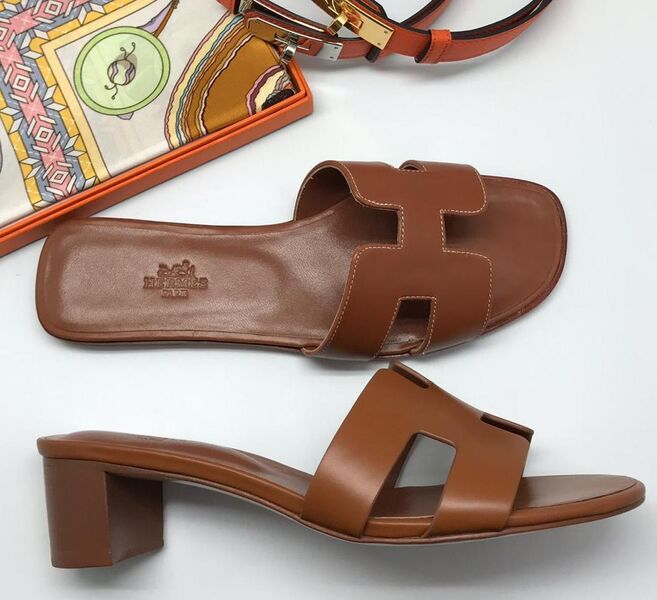 Сандалии Hermès женский кожа 66493