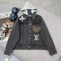 Куртка джинсовка Louis Vuitton женский джинса графитовый 156936-2