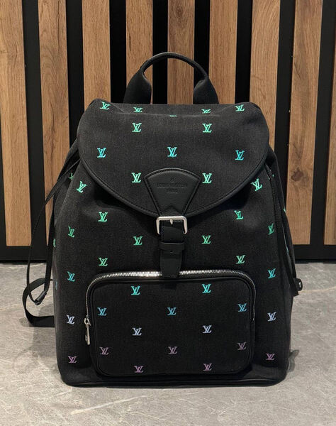Рюкзак Louis Vuitton женский текстиль черный 192349-2