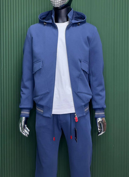 Мужской костюм Kiton мужской бирюзовый 136903-10