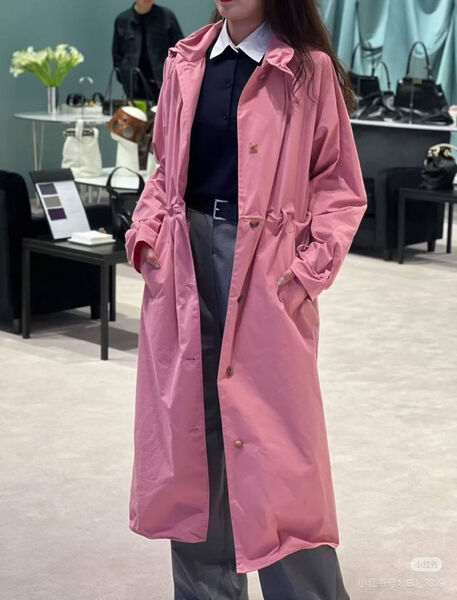 Плащ Prada женский розовый 197019-2