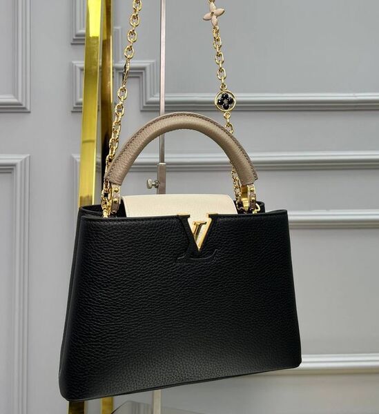 Сумка Louis Vuitton женский кожа черный 125987