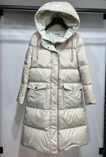 Пуховик Brunello Cucinelli женский графитовый 129973