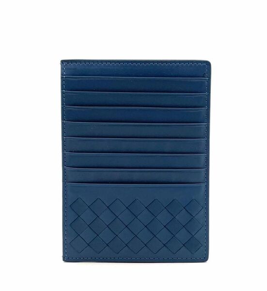 Визитница Bottega Veneta мужской кожа синий 15976