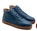 Мужские кеды Brunello Cucinelli мужской кожа синий 45787-1