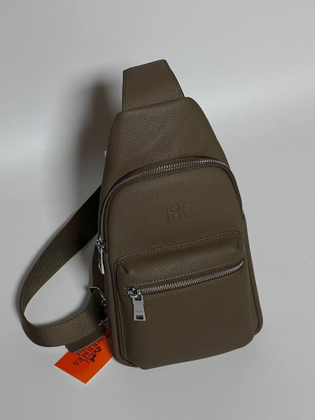 Мужская сумка слинг Hermès мужской кожа 132404-2