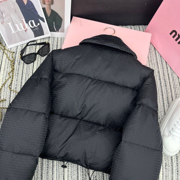 Пуховик Miu Miu женский черный 126268-4