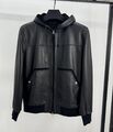 Мужская куртка Tom Ford мужской кожа черный,коричневый 195459