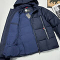 Мужской пуховик Kiton мужской синий 167599-4