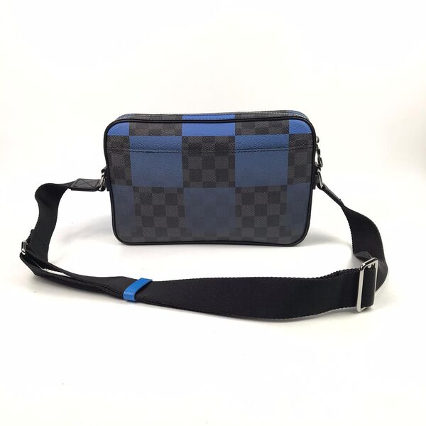 Мужская сумка мессенджер Louis Vuitton Alpha мужской канва синий 77998-2