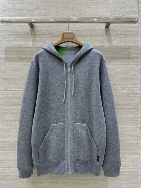 Худи двусторонний Gucci женский графитовый 195928-2