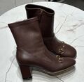 Ботильоны Gucci женский кожа 166423-1