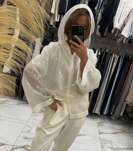 Кофта Brunello Cucinelli женский белый 142973
