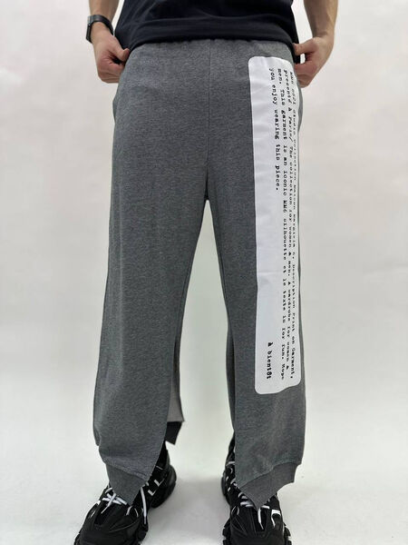 Мужские штаны Maison Margiela мужской графитовый 132319