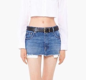 Юбка Miu Miu женский джинса графитовый 102794